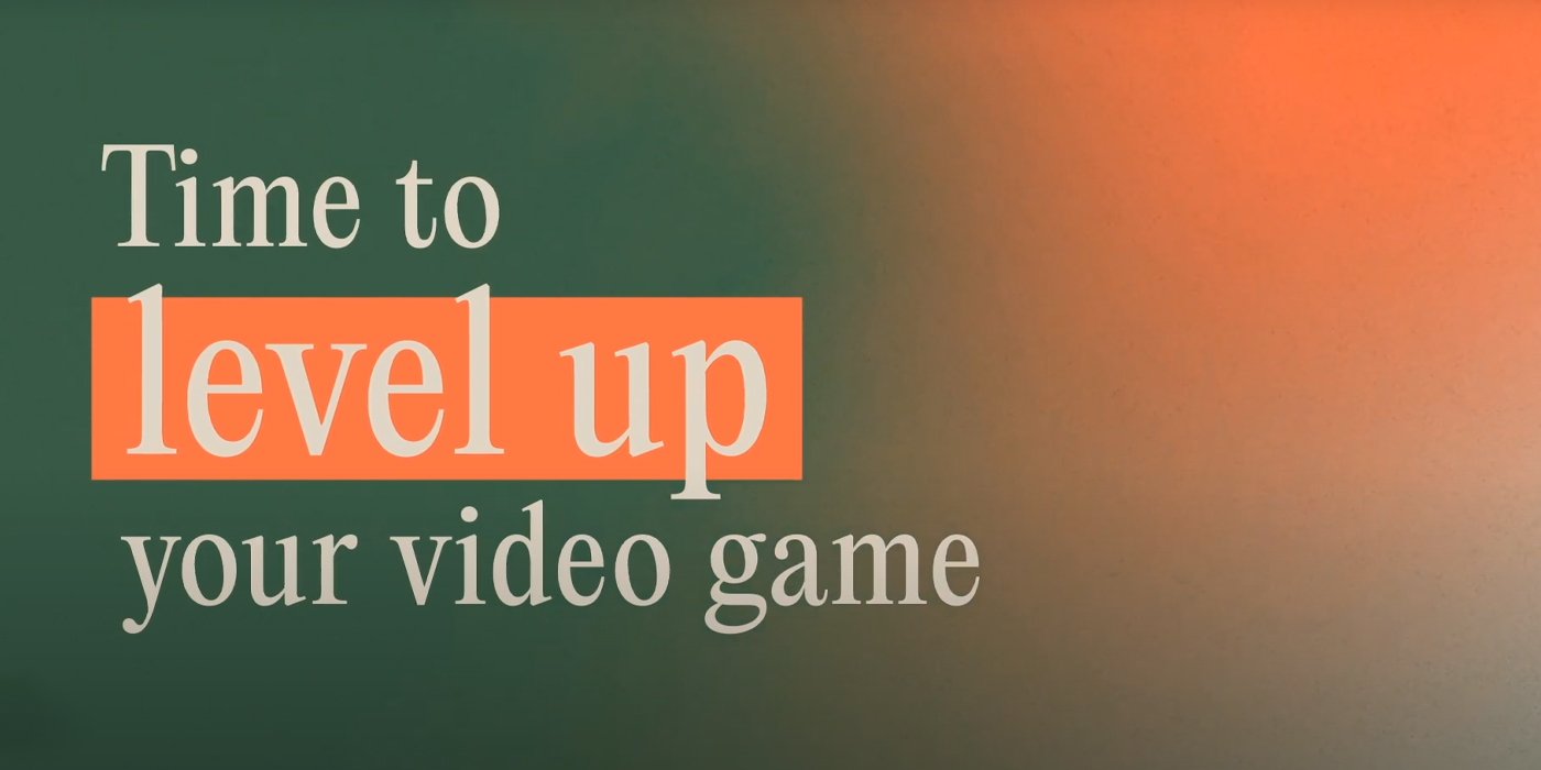 Time to level up your game - portada trabajo motion